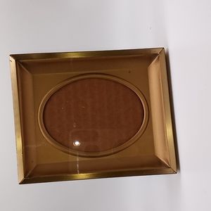 Vintage Gold Metal Picture Frame MCM Mid Century Modern Style Retro Gold